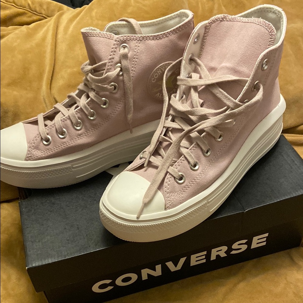 Converse Women's Pink High-Top Sneakers